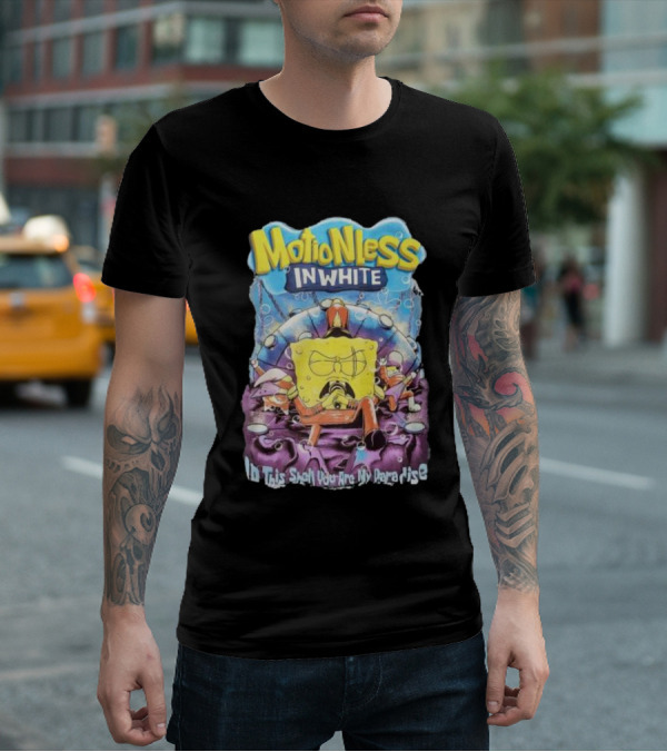 Motionless In White In This Shell You Are My Paradise Spongebob T-Shirt