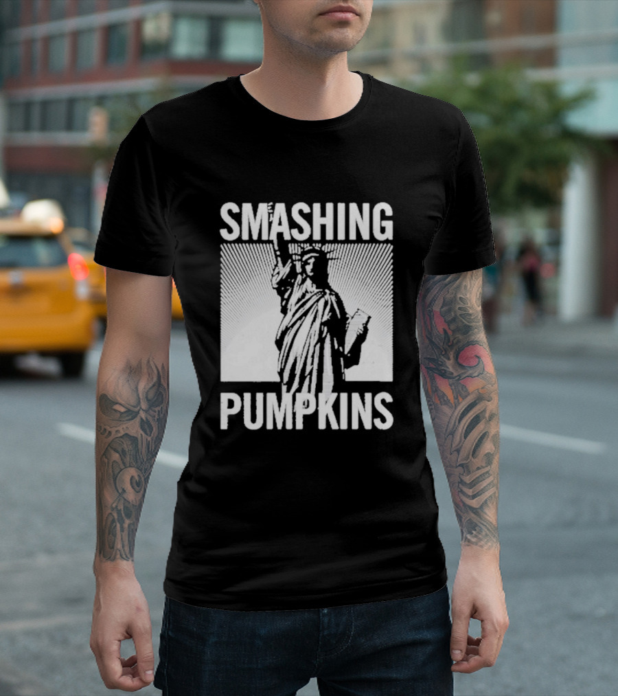 Smashing Pumpkins Statue Of Liberty Zeitgeist T-Shirt