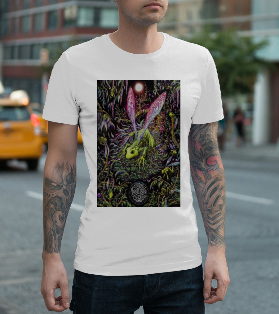Les Claypool’s Fearless Flying Frog Brigade Psychedelic Creature Art Wheatland T-Shirt