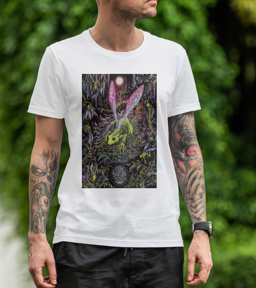 Les Claypool’s Fearless Flying Frog Brigade Psychedelic Creature Art Wheatland T-Shirt