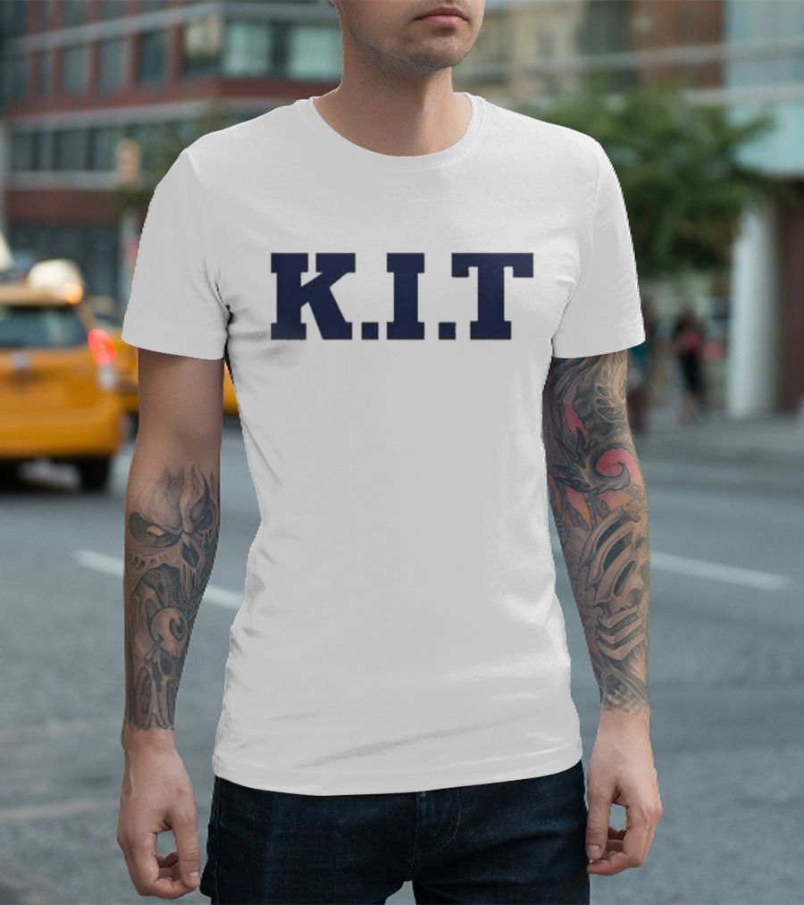 K.I.T Bold Dark Themed Apparel Concept T-Shirt