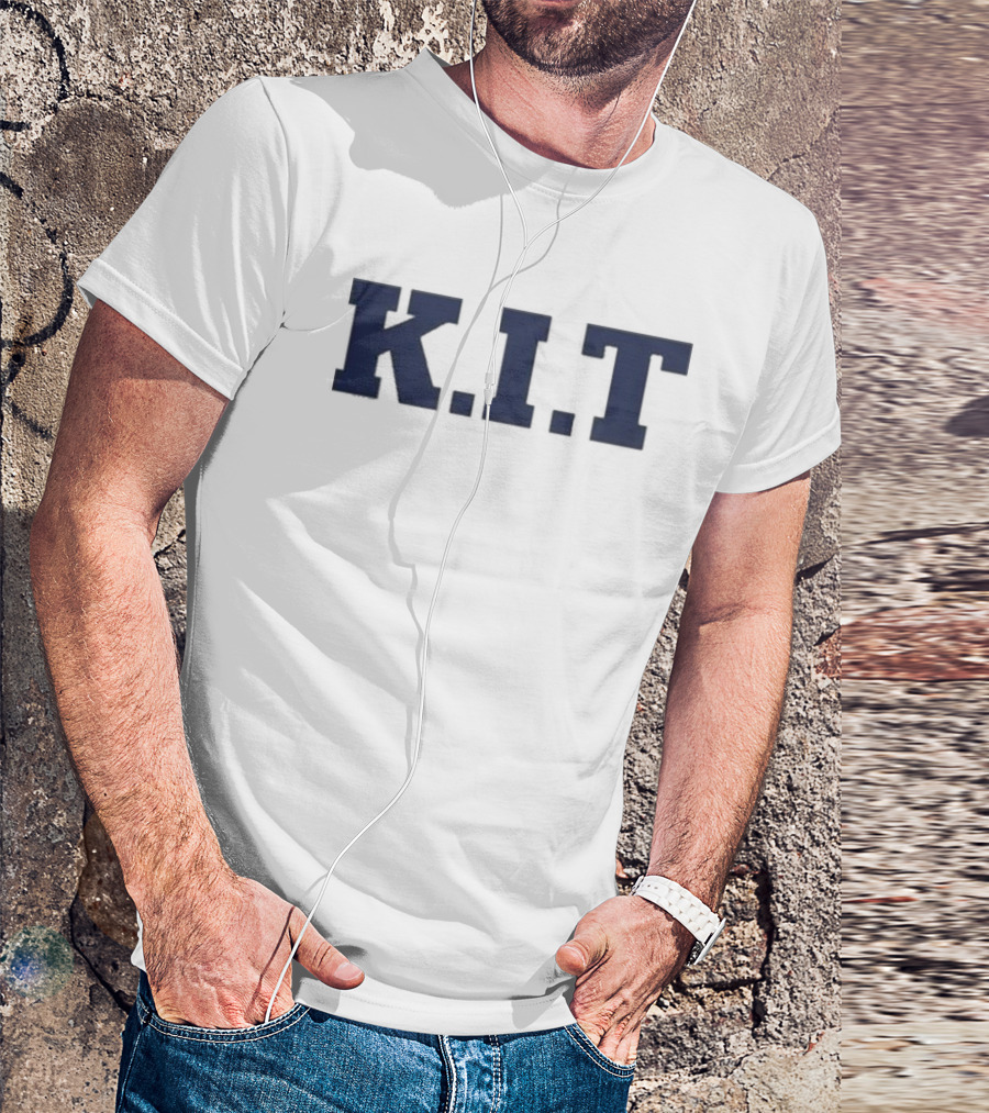 K.I.T Bold Dark Themed Apparel Concept T-Shirt