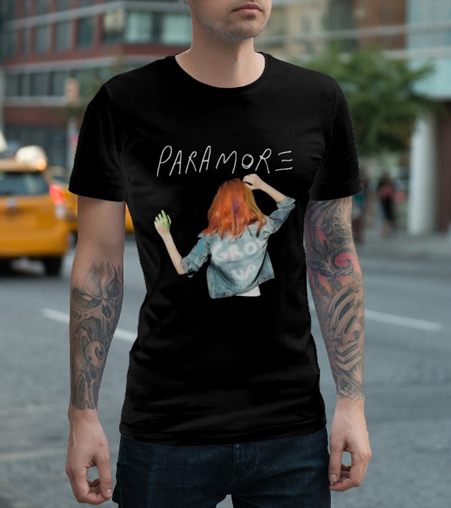 Paramore Grow Up Denim Jacket Back T-Shirt