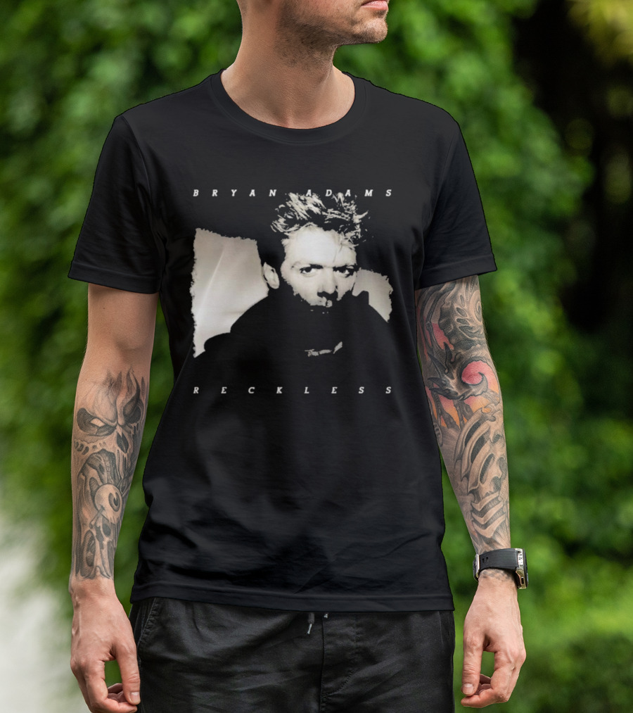Bryan Adams Reckless Album Cover T-Shirt