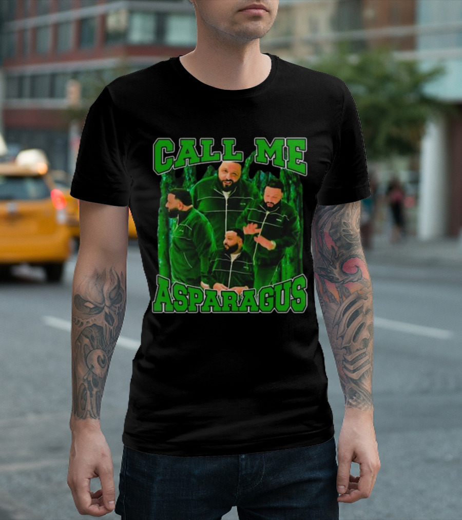 CALL ME ASPARAGUS GREEN TRACKSUIT DJ LOOK T-Shirt