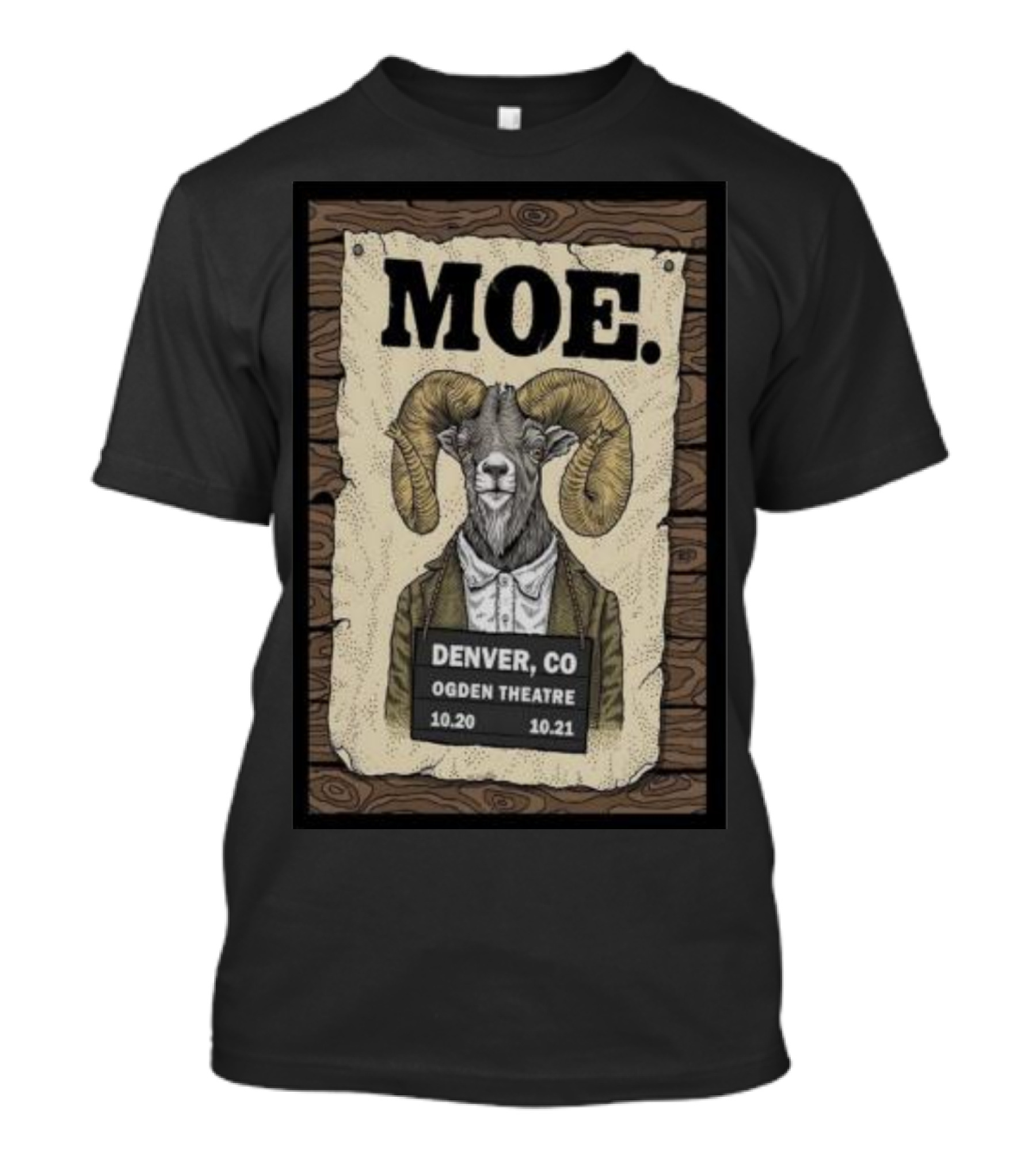 MOE Ogden Theatre Denver CO October 20 21 Ram T-Shirt