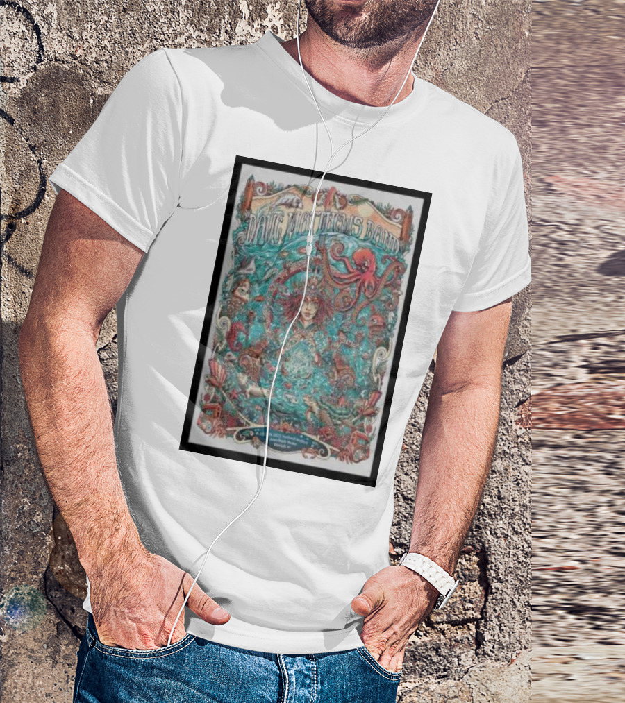 Dave Matthews Band Oceanic Art Northwell Health Jones Beach Theater Wantagh T-Shirt