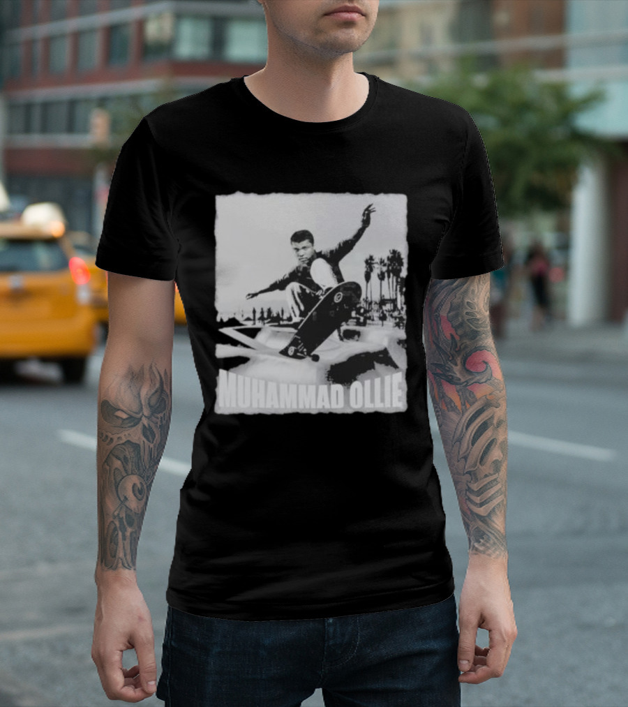 Muhammad Ollie Skateboarding Legend Crossover T-Shirt