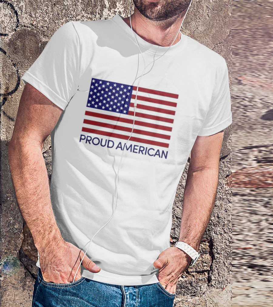 Proud American Flag USA Fox News T-Shirt