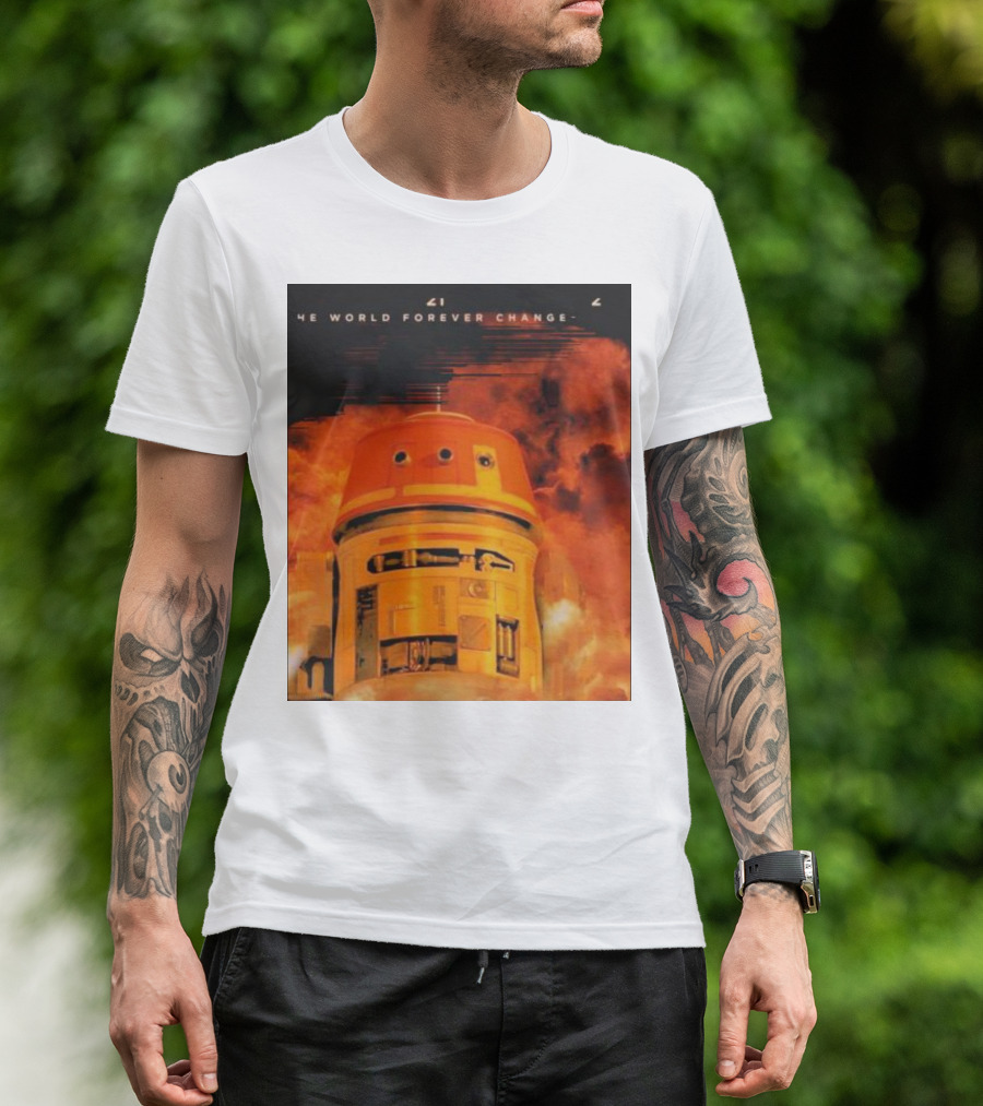 The World Forever Changes Christopher Nolan Choppenheimer 7 21 23 T-Shirt