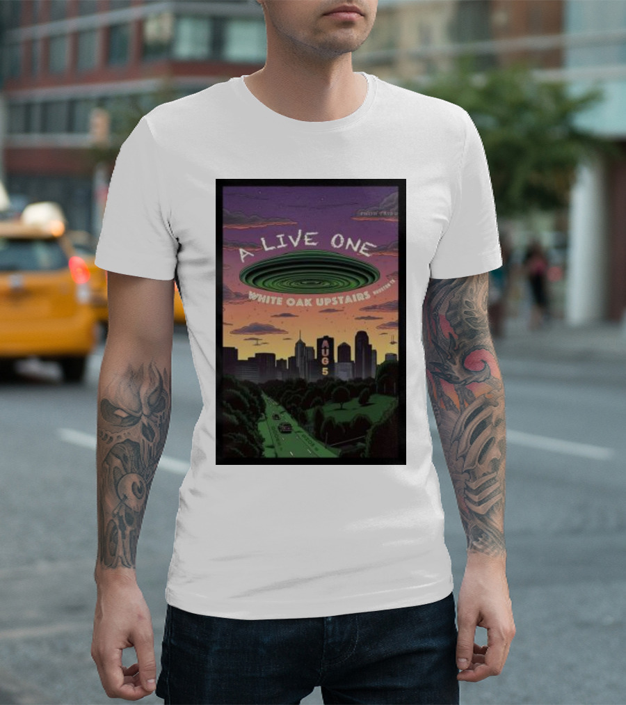 A Live One White Oak Upstairs Houston Aug 5 Phish T-Shirt