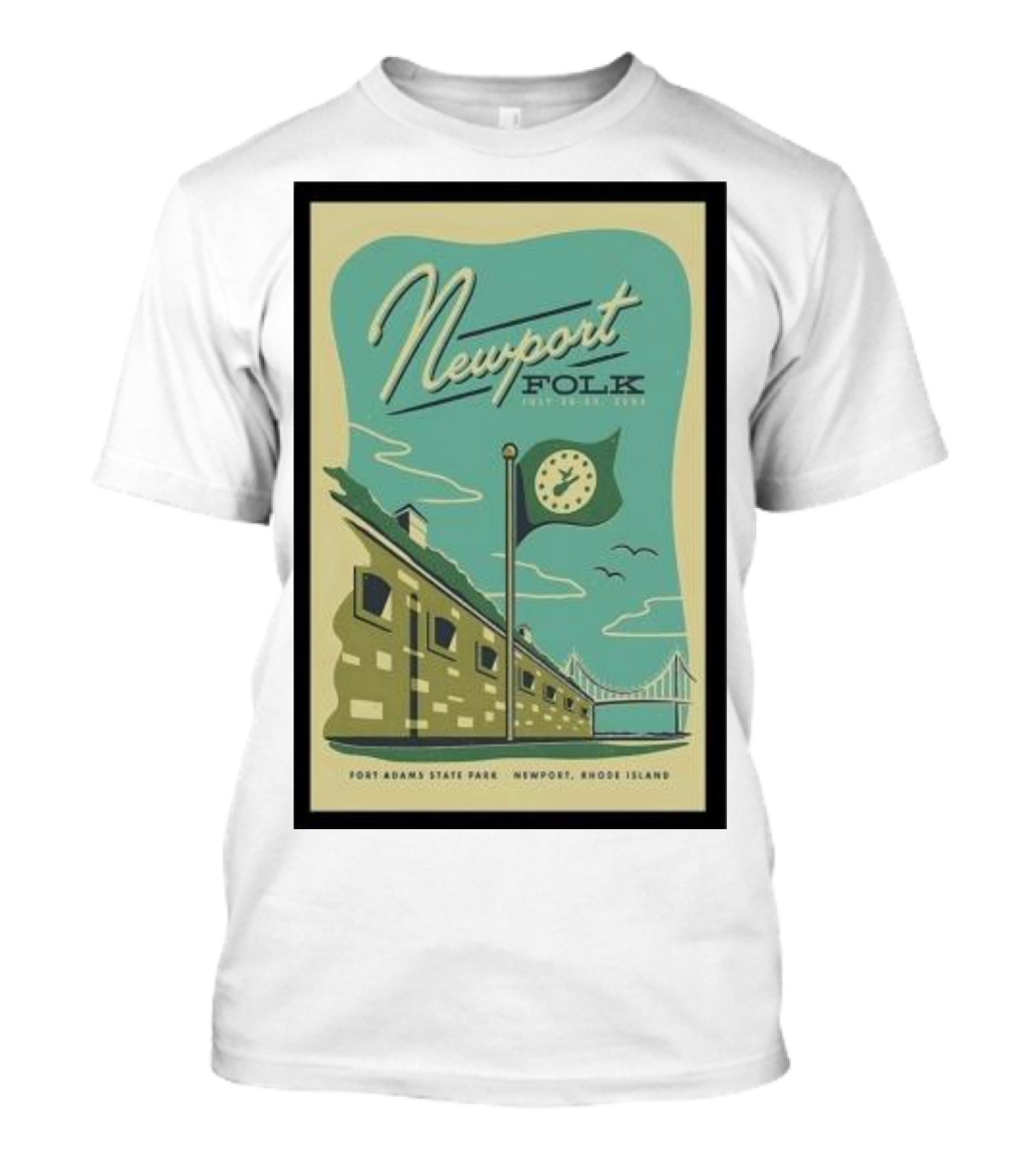 Newport Folk Festival July 28-30 Fort Adams State Park Newport Rhode Island T-Shirt