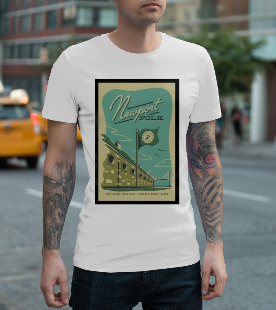 Newport Folk Festival July 28-30 Fort Adams State Park Newport Rhode Island T-Shirt