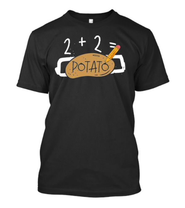 2+2 Potato Math Joke Simon Miller Dotato T-Shirt