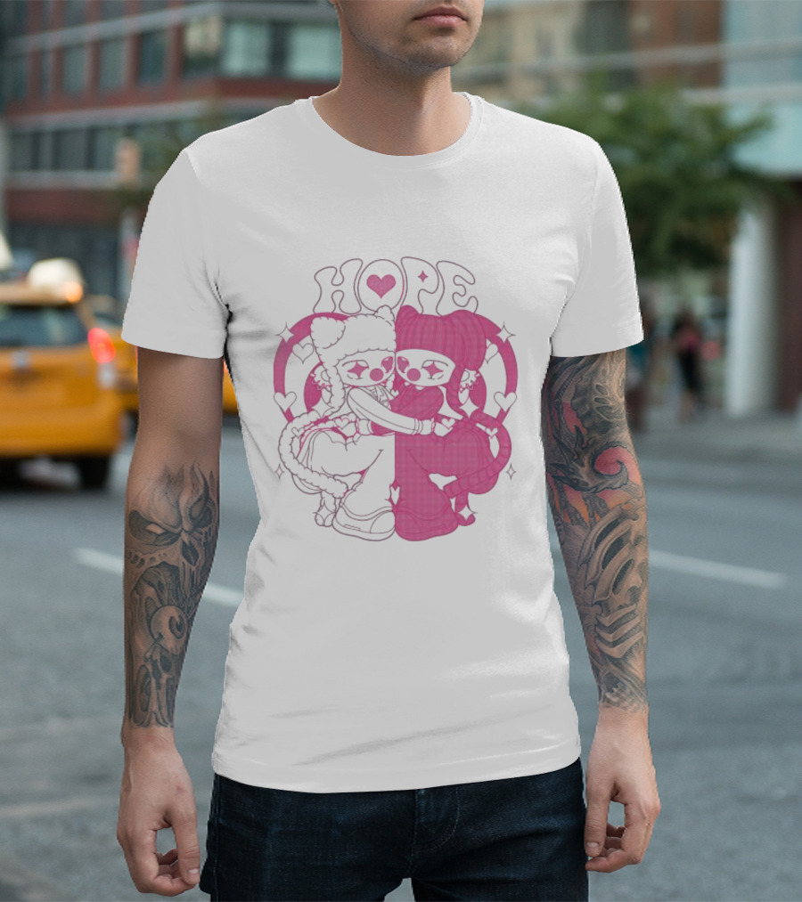 Hope Heart Embrace LizI Grace T-Shirt