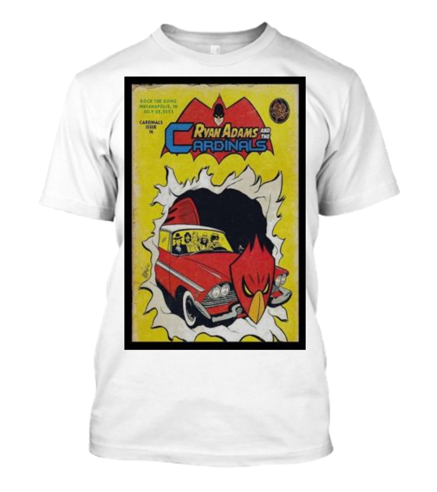 Rock The Ruins Indianapolis July 28 Ryan Adams And The Cardinals Issue 16 Comic T-Shirt
