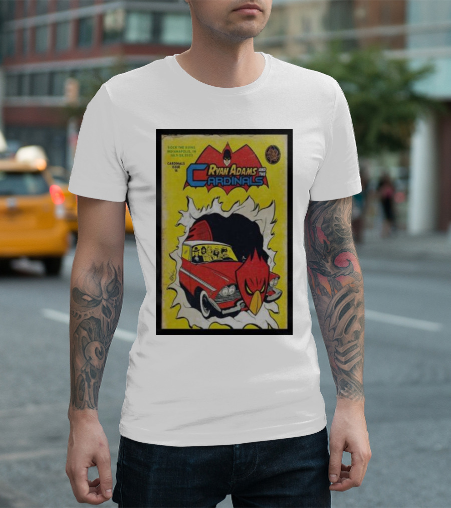 Rock The Ruins Indianapolis July 28 Ryan Adams And The Cardinals Issue 16 Comic T-Shirt