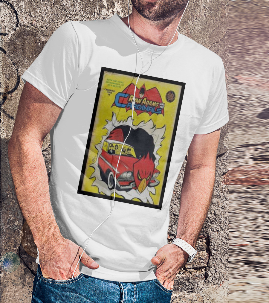 Rock The Ruins Indianapolis July 28 Ryan Adams And The Cardinals Issue 16 Comic T-Shirt