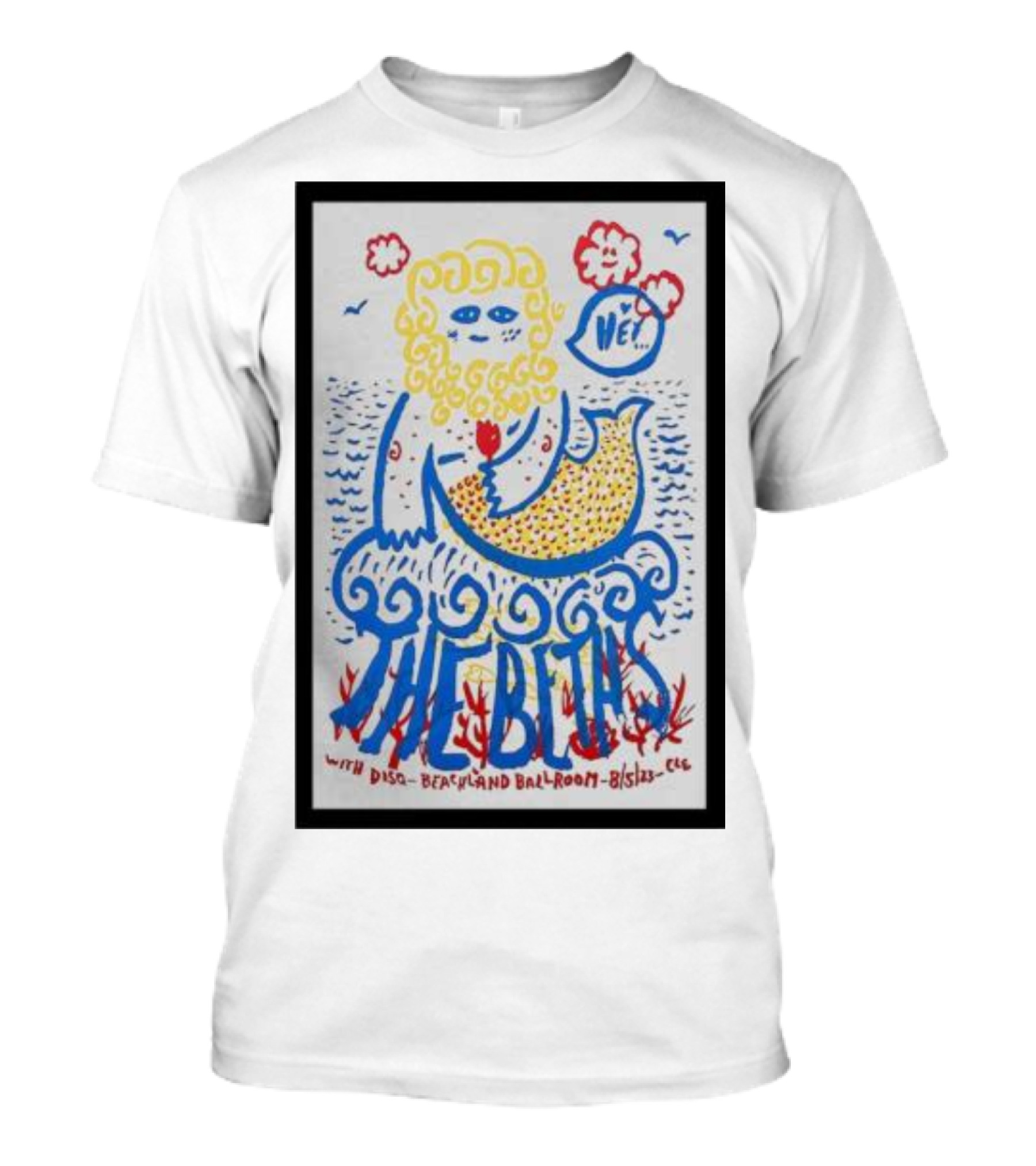 The Beths Wet Mermaid August 5 Beachland Ballroom Cleveland T-Shirt