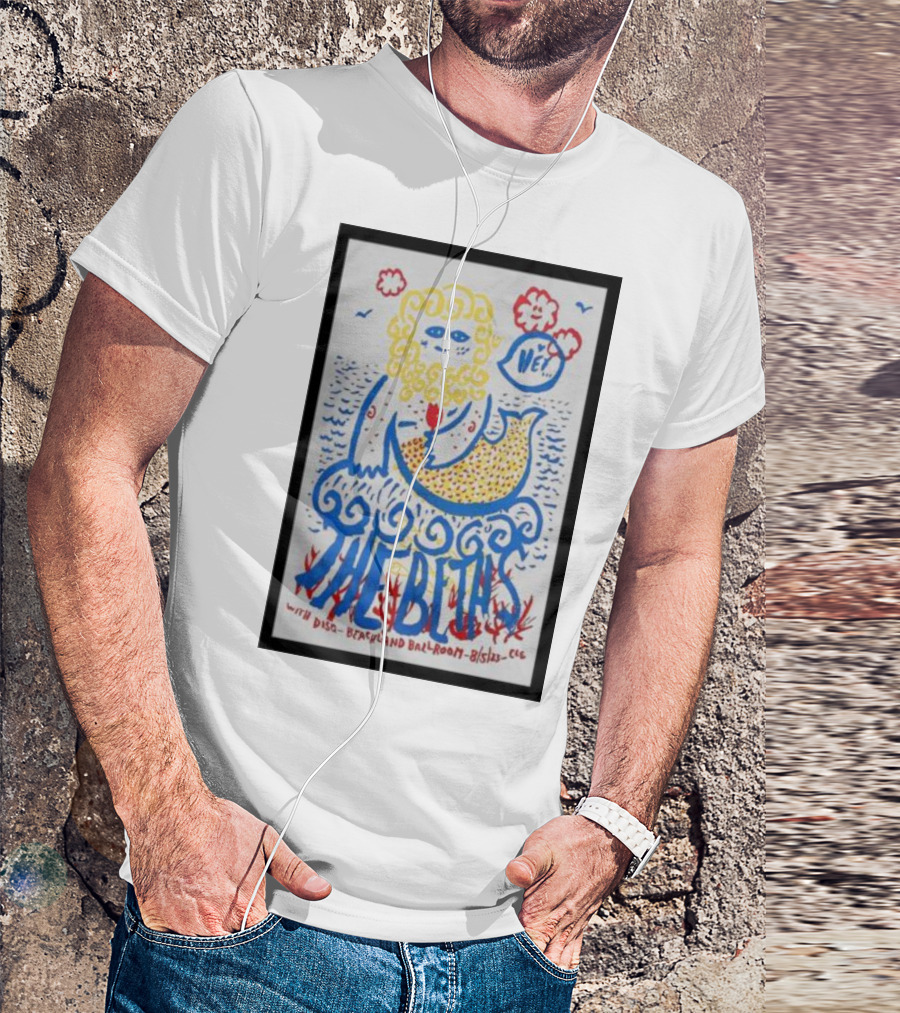 The Beths Wet Mermaid August 5 Beachland Ballroom Cleveland T-Shirt