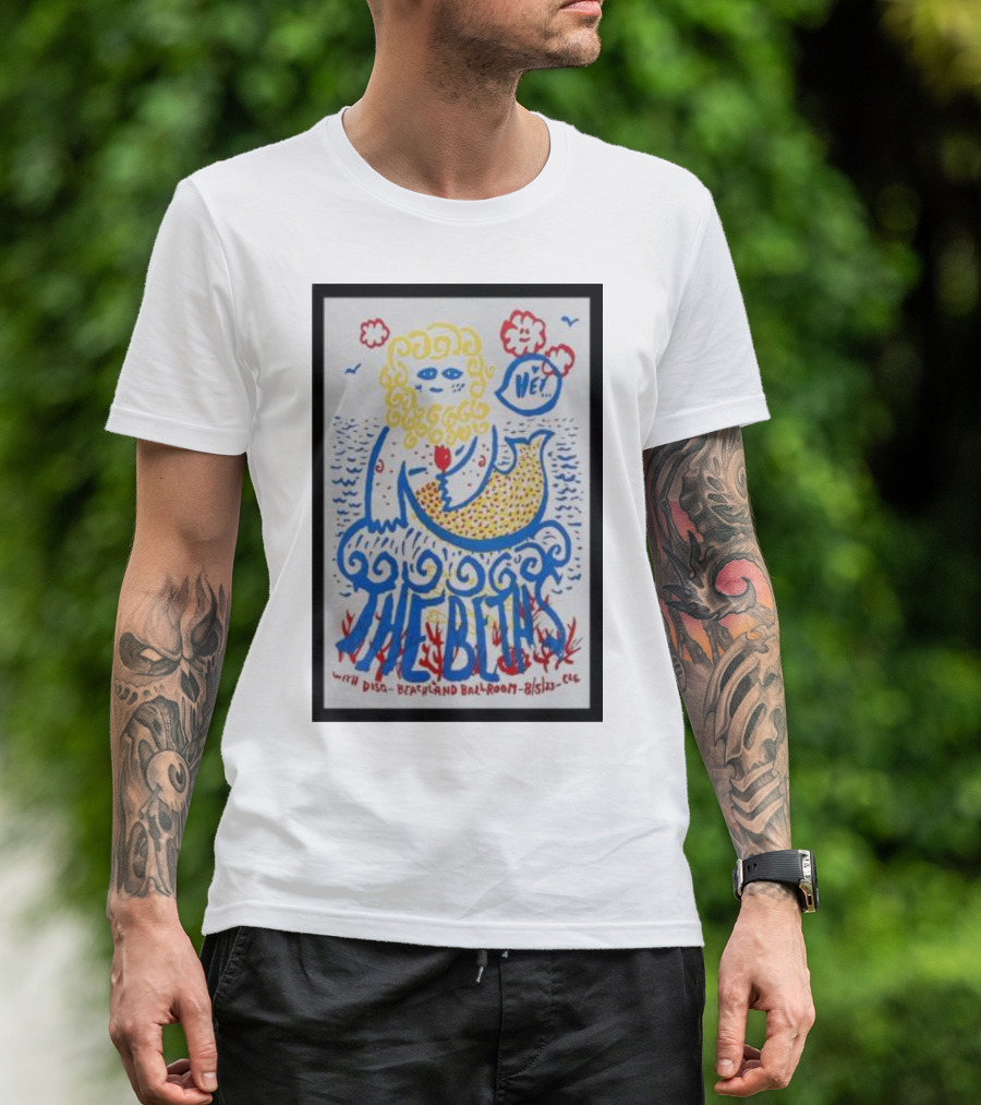 The Beths Wet Mermaid August 5 Beachland Ballroom Cleveland T-Shirt
