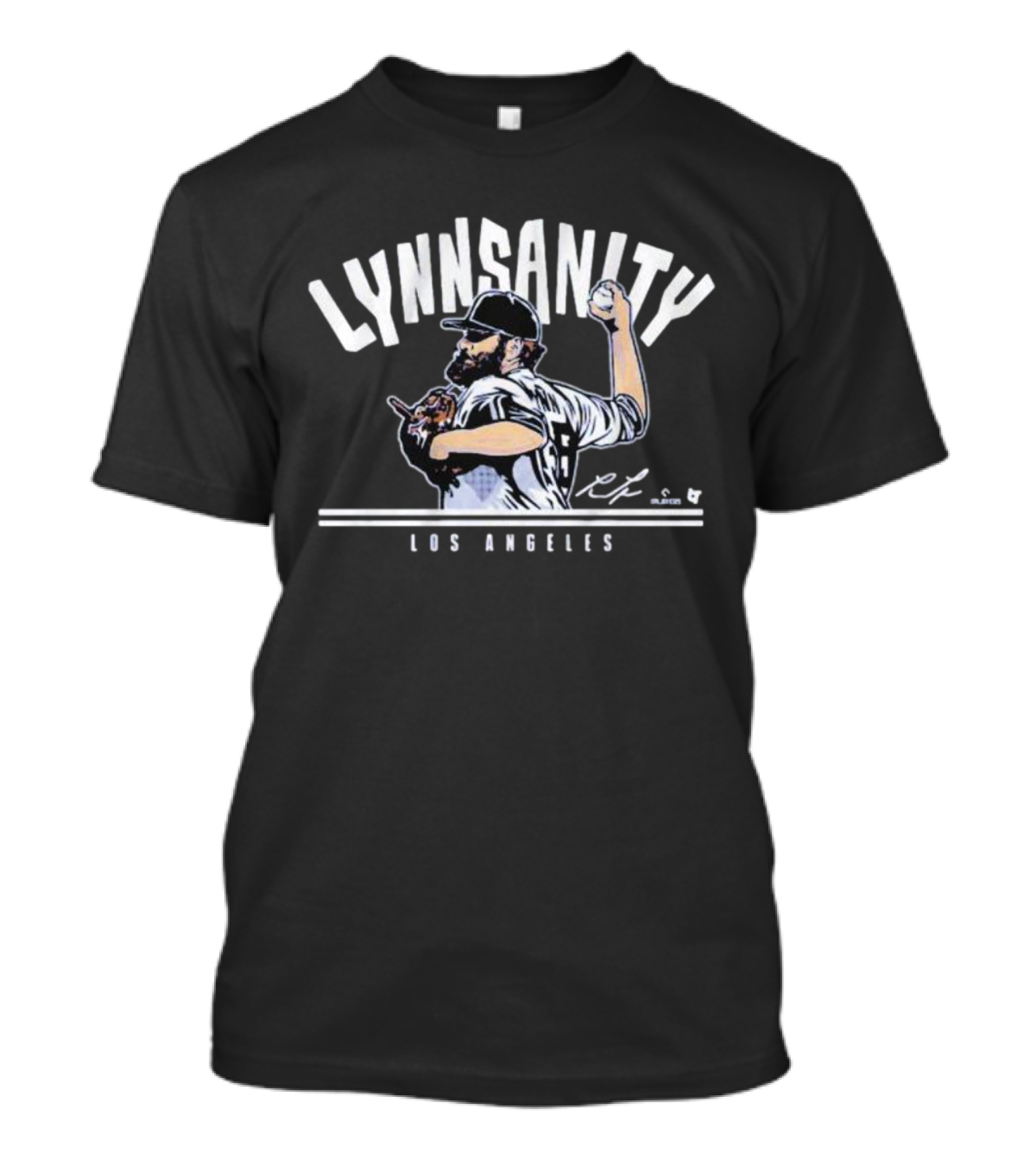 Lynnsanity Los Angeles Lance Lynn Baseball T-Shirt