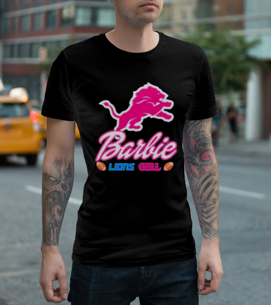 Barbie Lions Girl Football T-Shirt