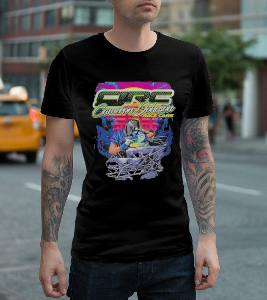 CJRC Cameron Johnson Race Cars Vibrant Welding T-Shirt