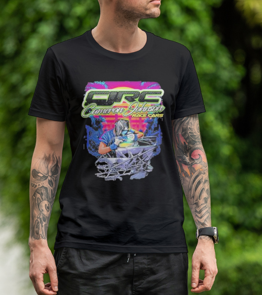 CJRC Cameron Johnson Race Cars Vibrant Welding T-Shirt