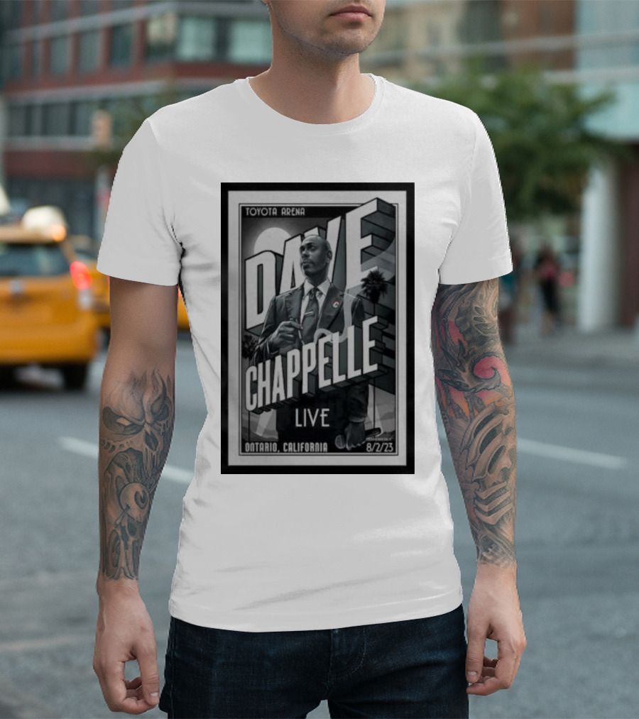 TOYOTA ARENA DAVE CHAPPELLE LIVE ONTARIO CALIFORNIA 8/27/23 T-Shirt