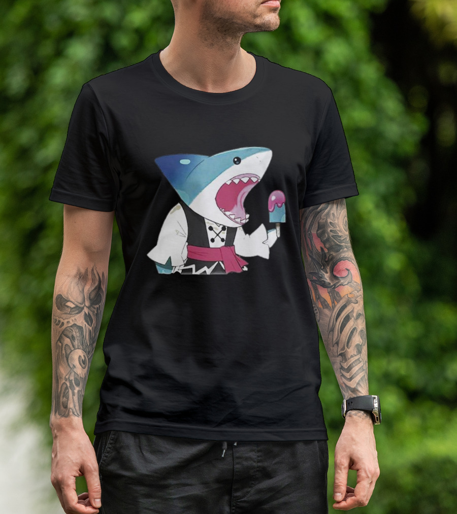 Shroomie Sorbet Shark Cookie Ice Cream Treat T-Shirt