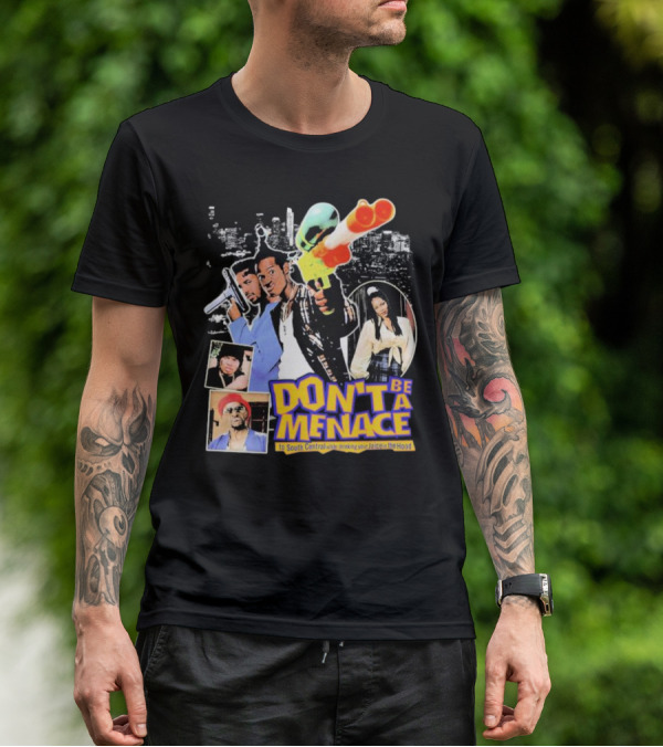 DON'T BE A MENACE TO SOUTH CENTRAL WHILE DRINKING YOUR JUICE IN THE HOOD ICONIC SCENE RETRO T-Shirt