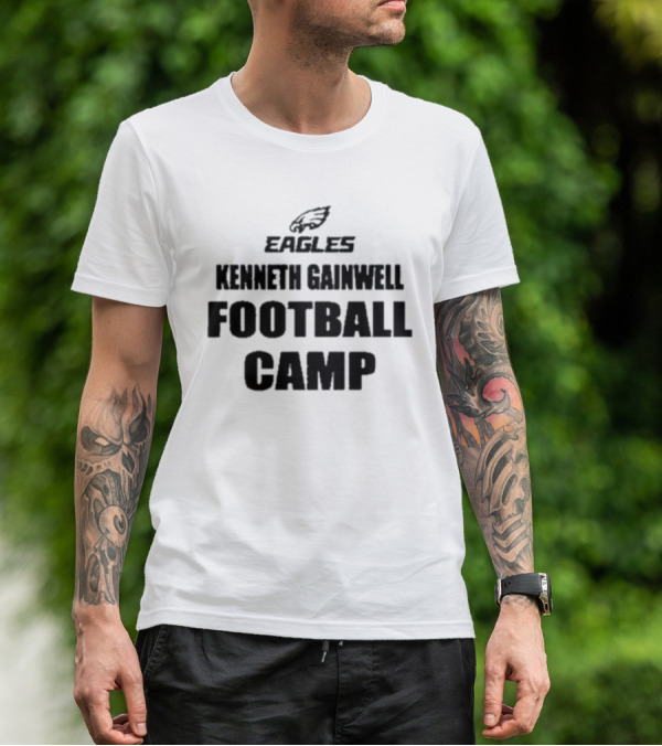 Eagles Kenneth Gainwell Football Camp T-Shirt