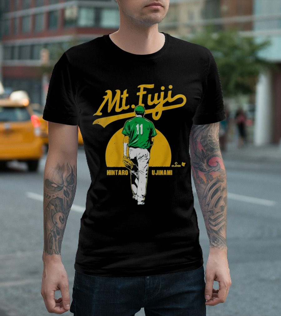 Mt. Fuji HINTARO FUJINAMI 11 Oakland Baseball Players T-Shirt
