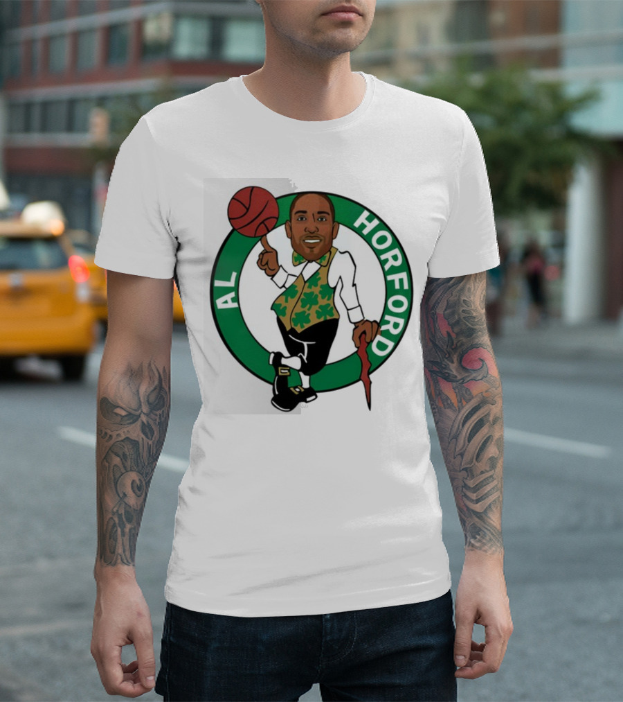 Juju Gotti Celtics Al Horford Lucky Clover T-Shirt