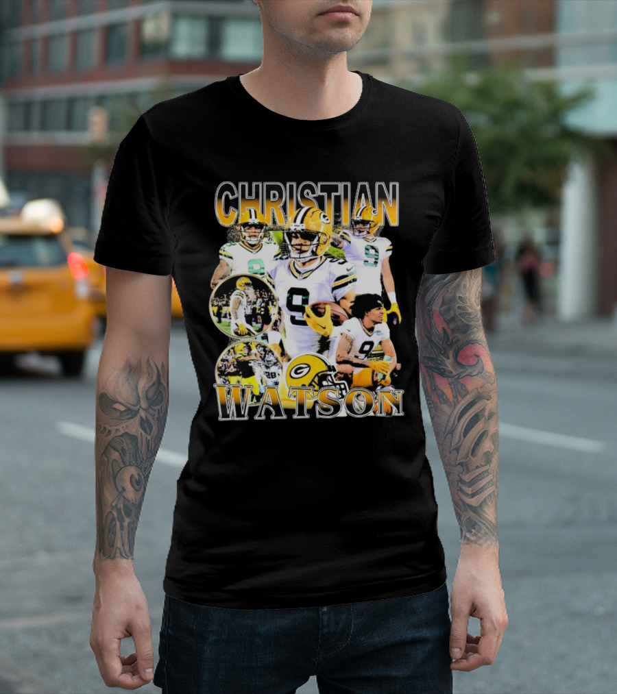 Christian Watson Green Bay Packers Football Player Highlights T-Shirt
