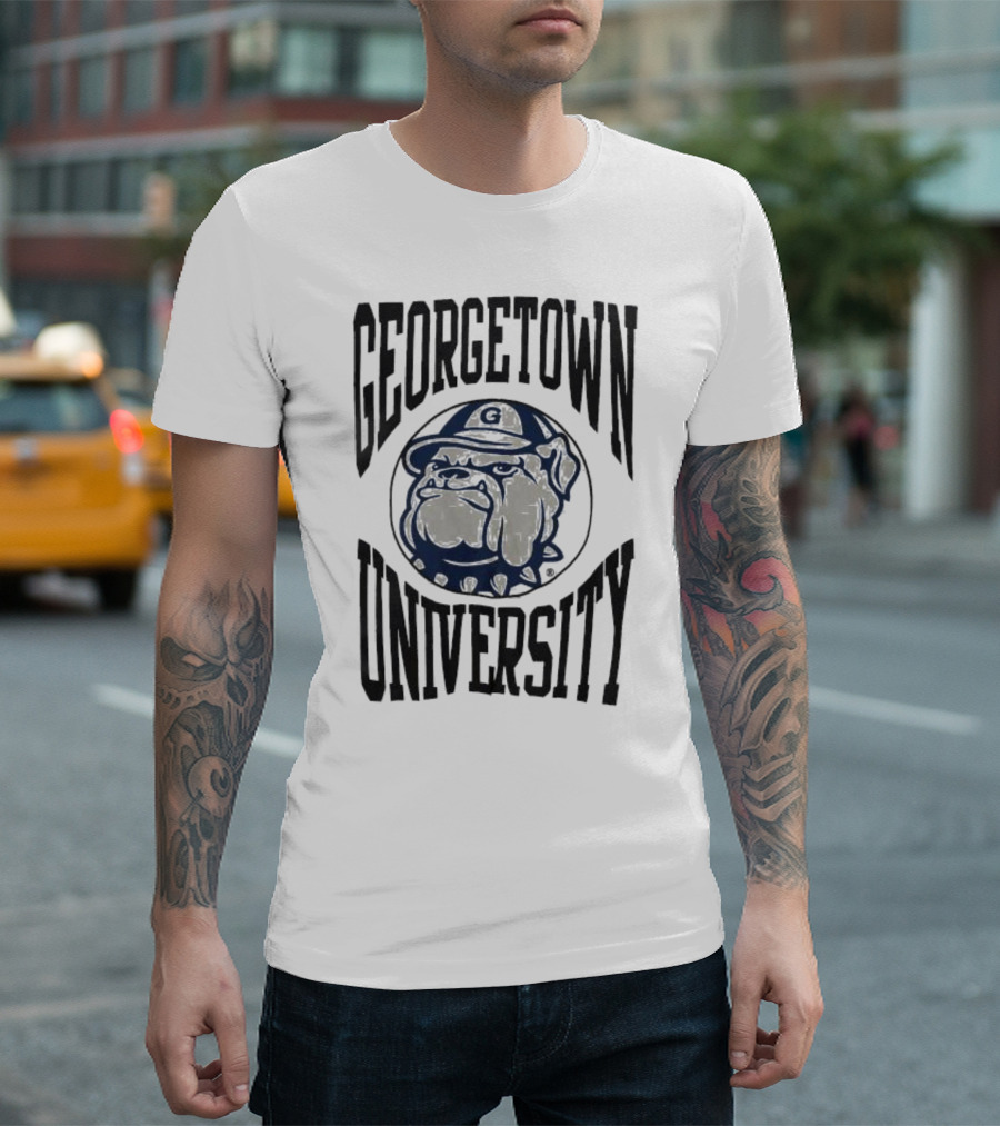 Georgetown University Bulldog Lightweight Crew 3.0 T-Shirt