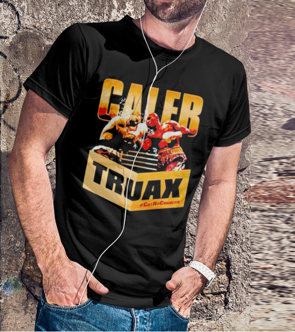 Caleb Truax Boxing Knockout #CutNoCorners T-Shirt
