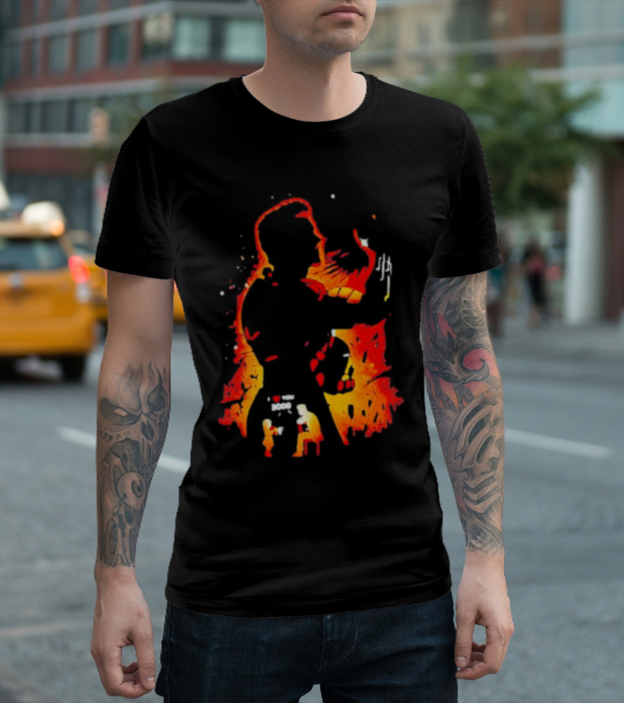 I Love You 3000 Man Of Iron Halloween T-Shirt