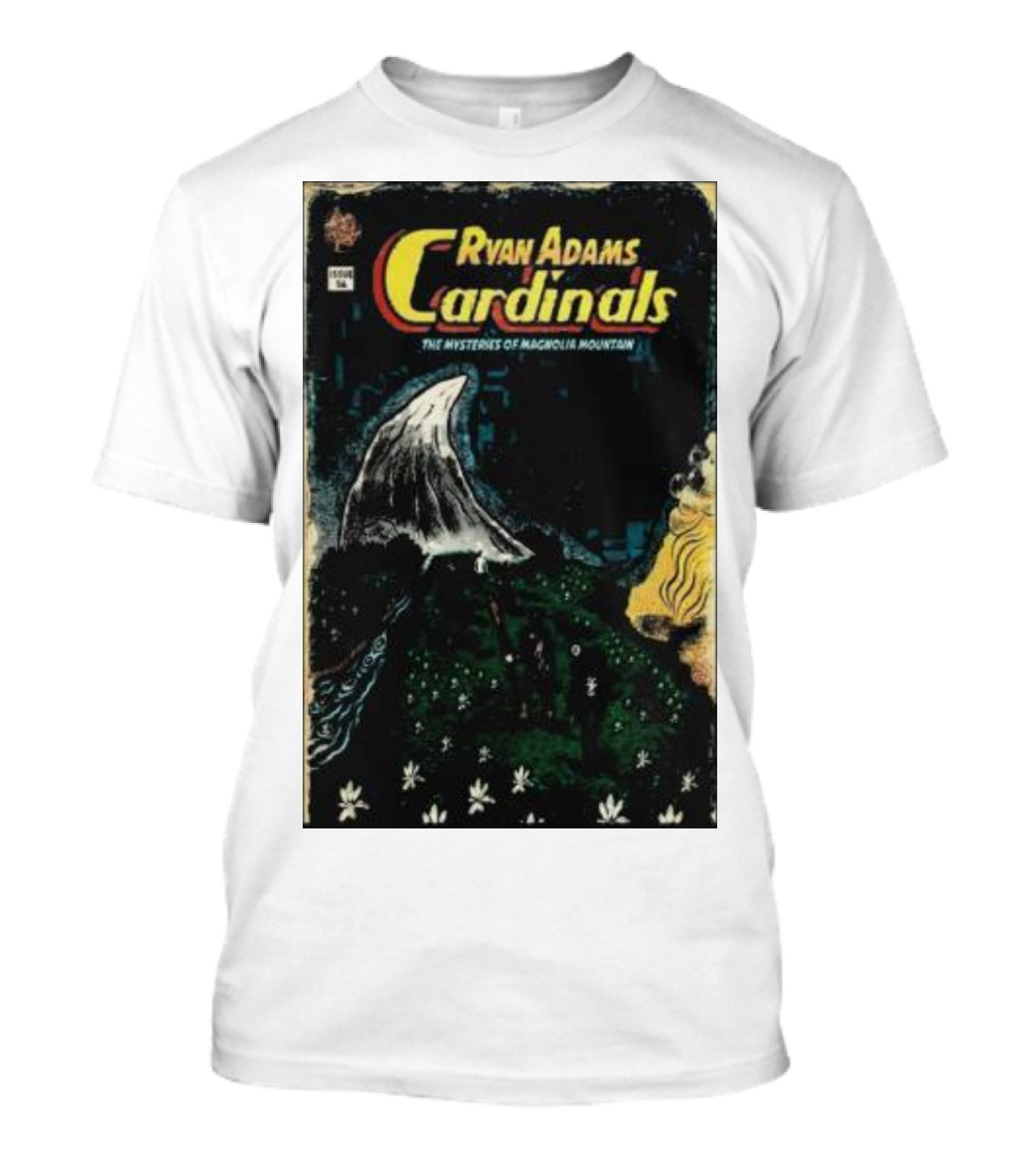 Ryan Adams Cardinals The Mysteries Of Magnolia Mountain Comic T-Shirt