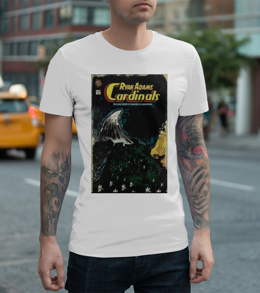 Ryan Adams Cardinals The Mysteries Of Magnolia Mountain Comic T-Shirt
