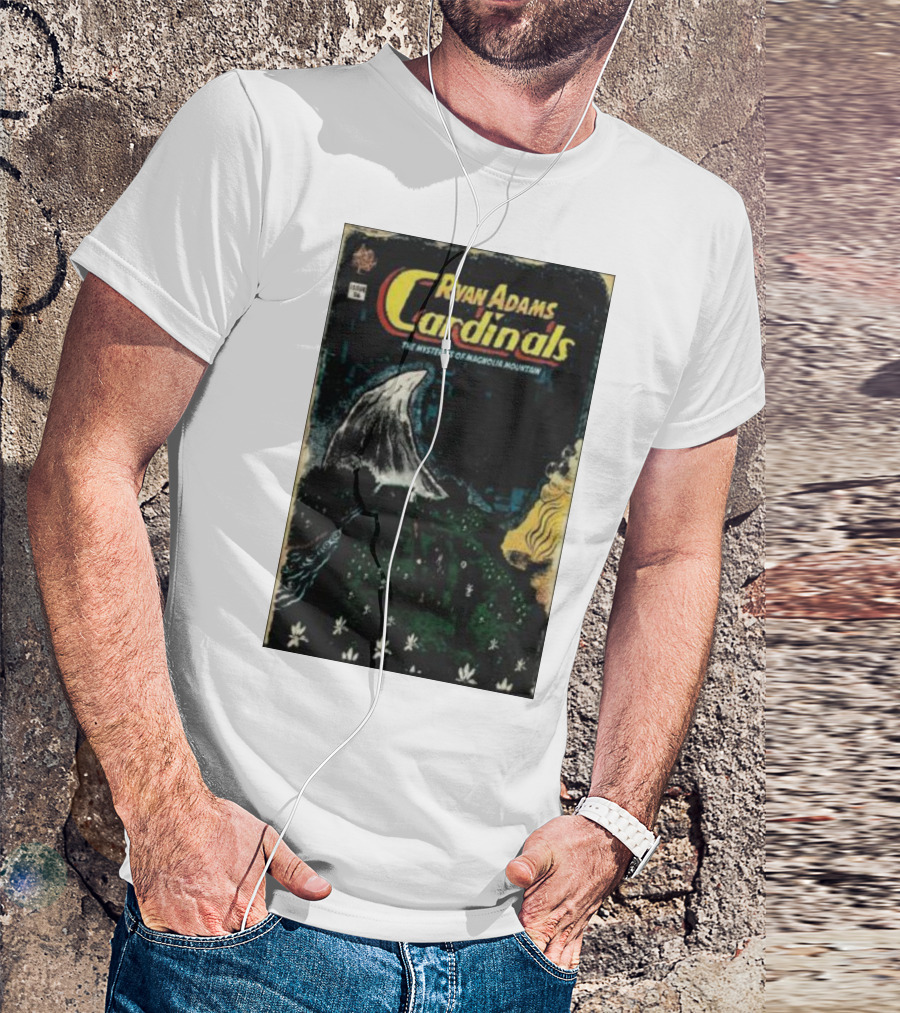 Ryan Adams Cardinals The Mysteries Of Magnolia Mountain Comic T-Shirt