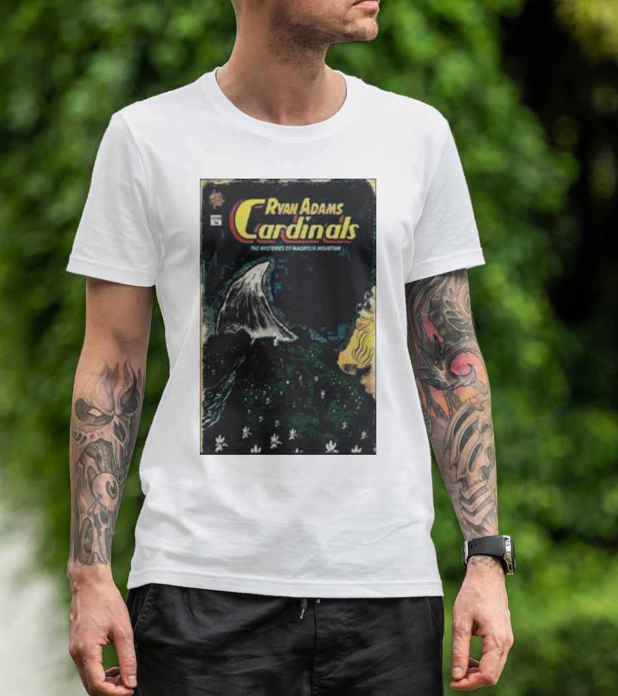 Ryan Adams Cardinals The Mysteries Of Magnolia Mountain Comic T-Shirt