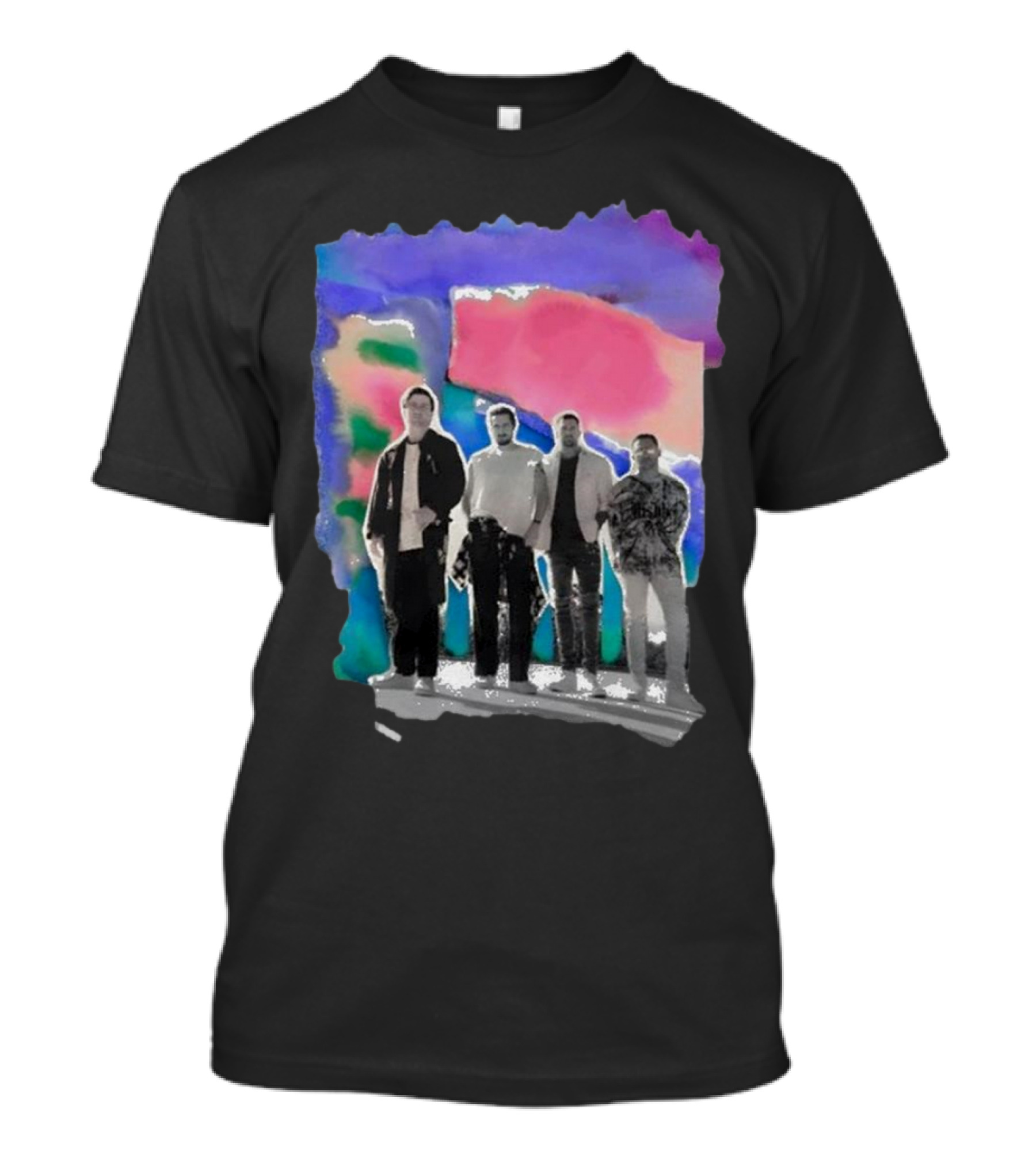 Forever Tour Fall Band Colorful Background T-Shirt