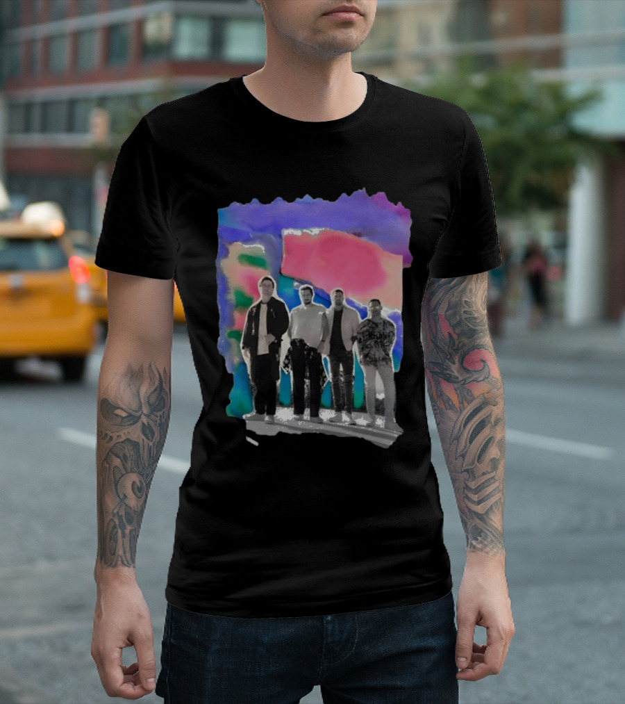 Forever Tour Fall Band Colorful Background T-Shirt