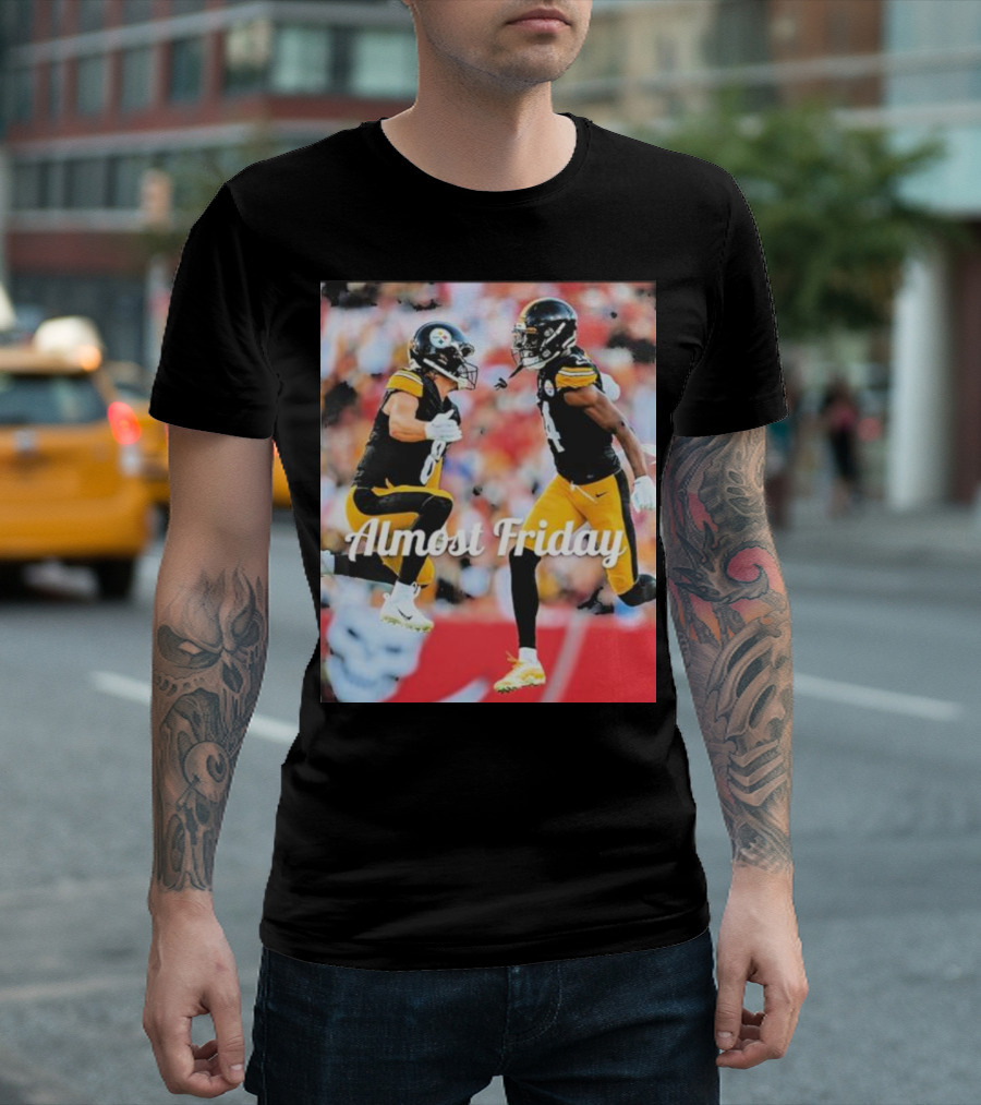 Almost Friday Pickett To Pickens Steelers Jump T-Shirt