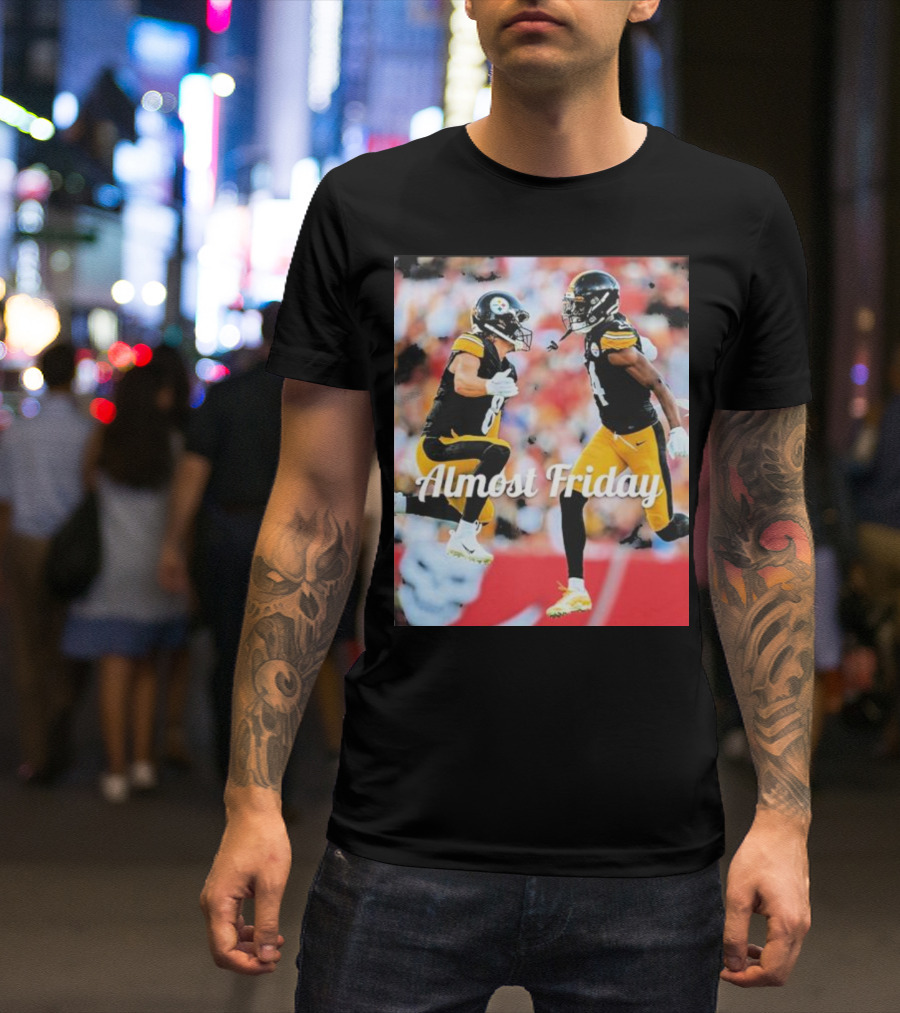 Almost Friday Pickett To Pickens Steelers Jump T-Shirt