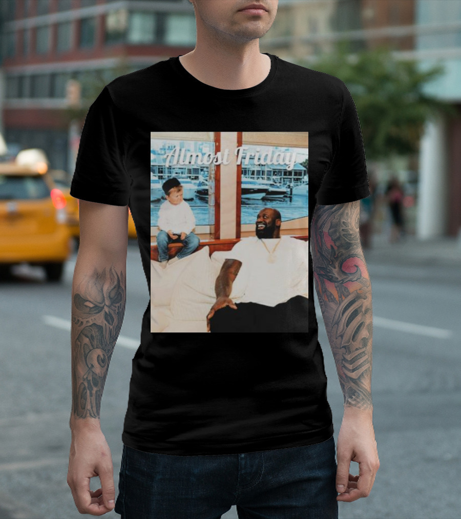 Almost Friday Shaq And Hasbulla Boat Scene T-Shirt