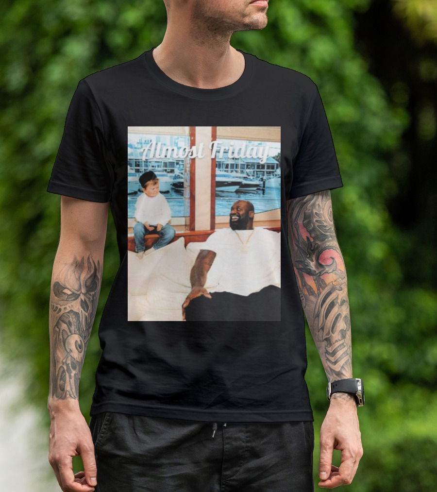 Almost Friday Shaq And Hasbulla Boat Scene T-Shirt