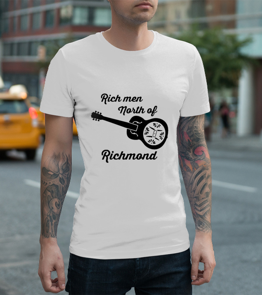Rich Men North Of Richmond Guitar T-Shirt